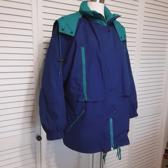 Lightweight London Fog "3M Thinsulate" Ski Jacket/Coat with Removable Hoodie - Picture 6 of 16